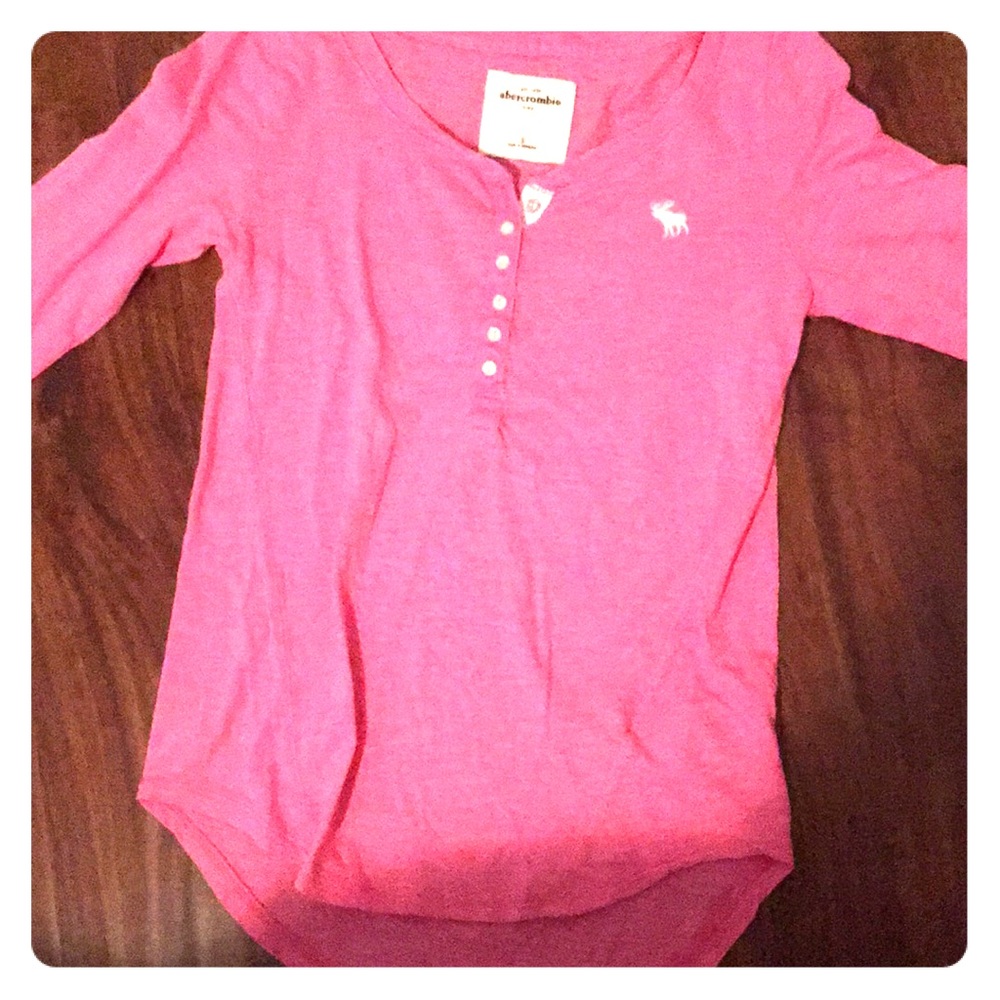 Pink long sleeve tee